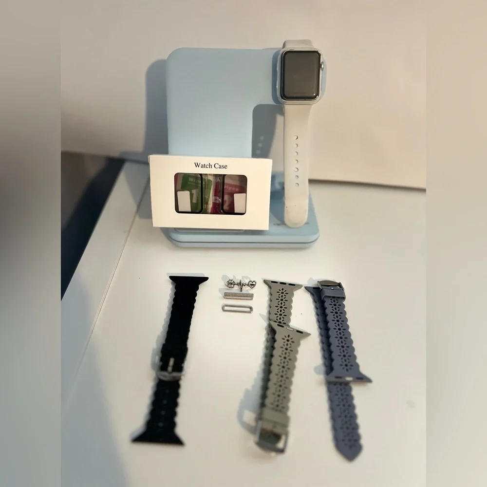Apple Watch with accessories